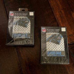 2 Decks Playing Cards - Carolina Panthers
